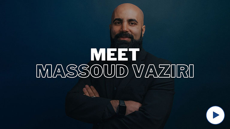 Meet Massoud Vaziri